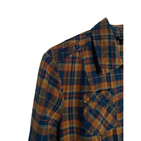 J. Peterman Flannel Plaid Dress - Picture 6 of 14